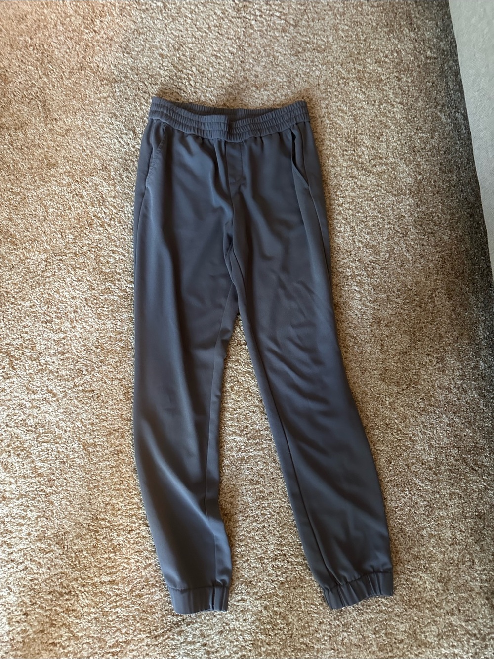 Banana Republic Gray Elastic waist and Hem Jogger Trousers. Office